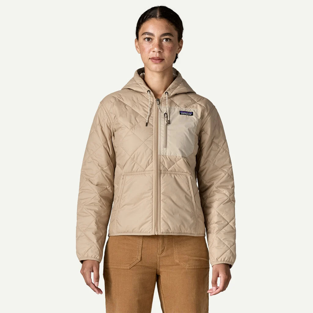 W'S DIAMOND QUILTED BOMBER HOODY