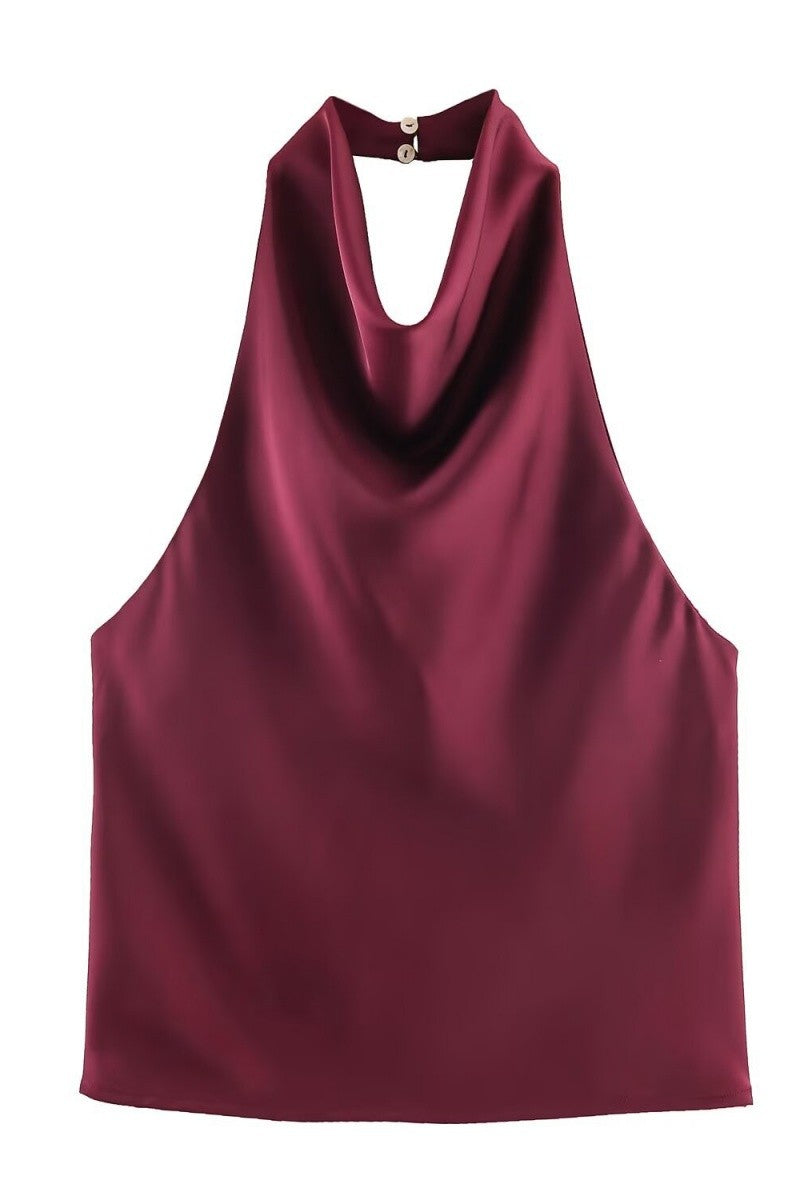 HALTER TANK TOP/SU-F03107