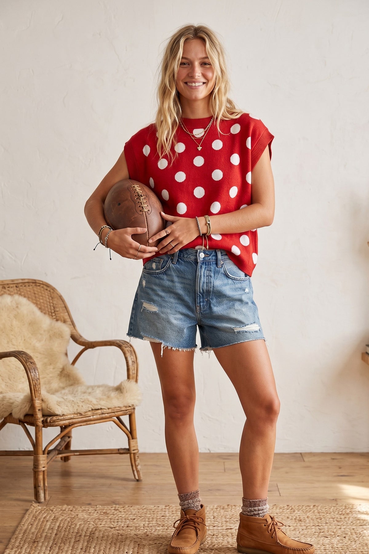 GAMEDAY POLKA DOT TOP-SNS2315