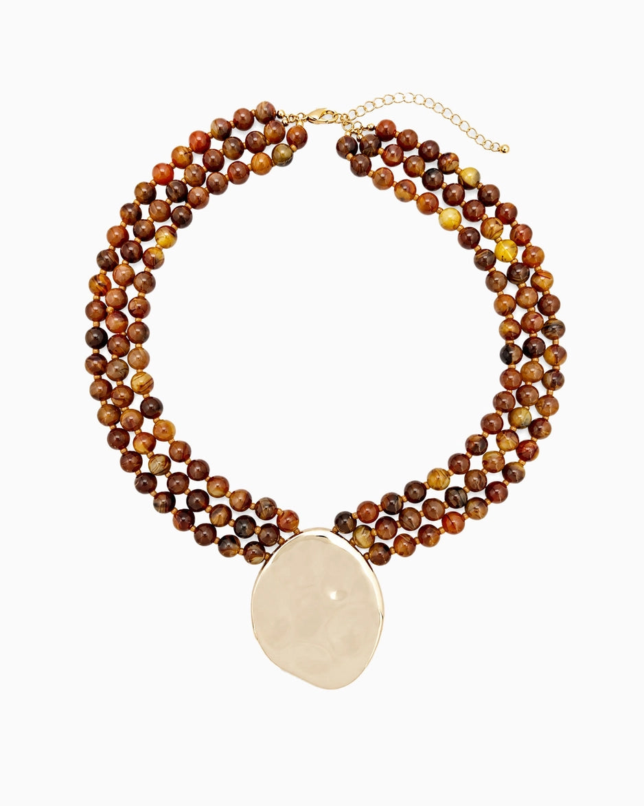 BEAD LAYERED NECKLACE