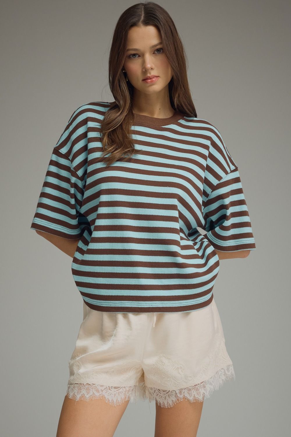 STRIPPED TEE