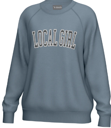 LOCAL GIRL COTTON CREWNECK
