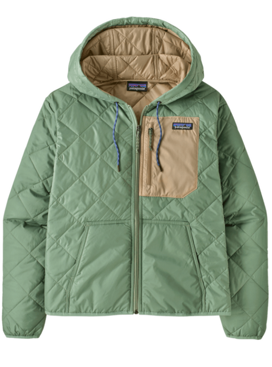 W'S DIAMOND QUILTED BOMBER HOODY