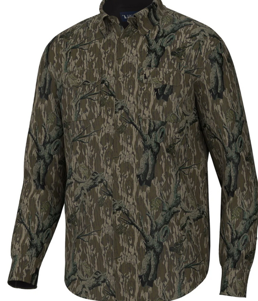 CAMO BUTTON UP