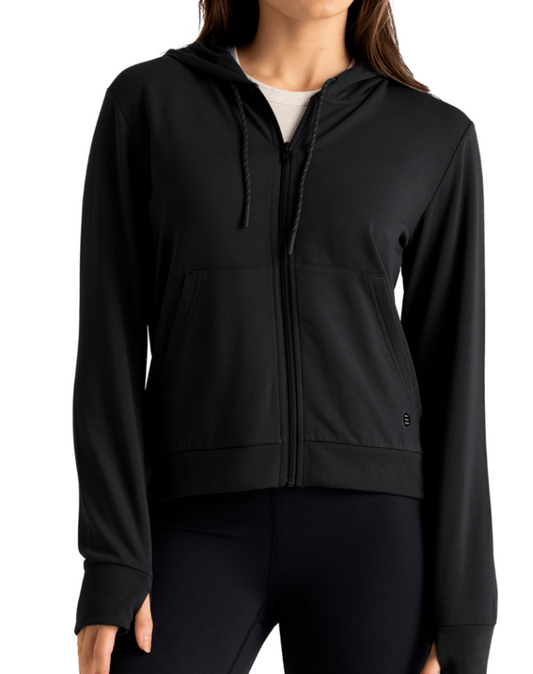 W'S BAMBOO LIGHTWEIGHT FLEECE ZIP HOODIE