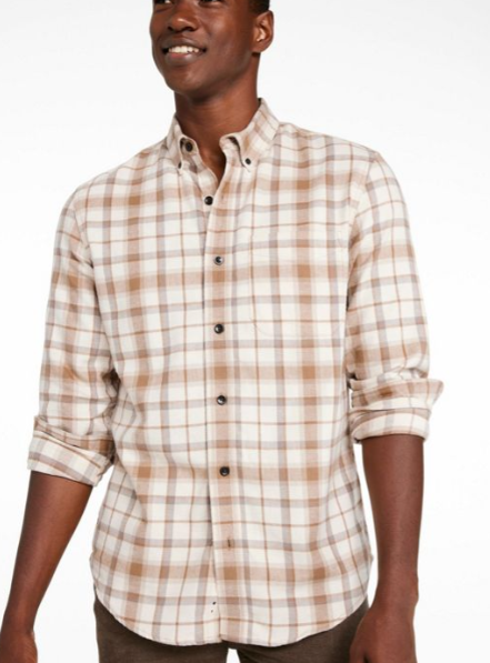 M'S SCOTCH PLAID FLANNEL SHIRT