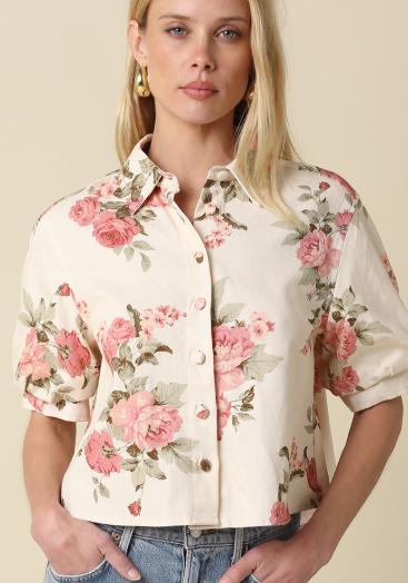 KATEPUFF FLORAL SLEEVE