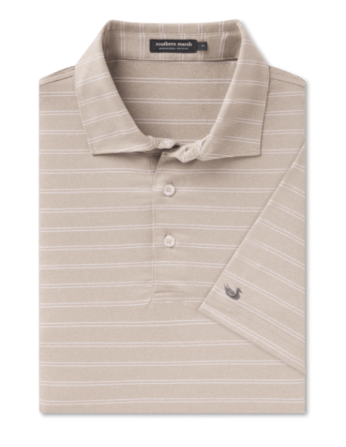 NEWCASTLE STRIPE FEATHERLIGHT POLO