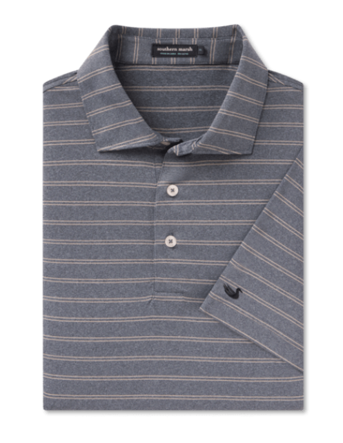 NEWCASTLE STRIPE FEATHERLIGHT POLO