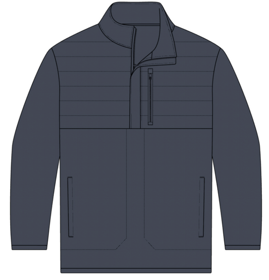 DORADO QUILTED STRETCH PULLOVER