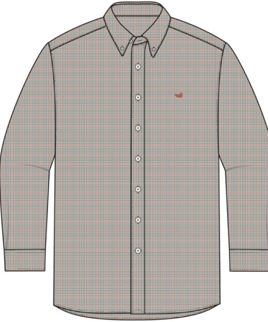 DYER PERFORMANCE GINGHAM DRESS SHIRT