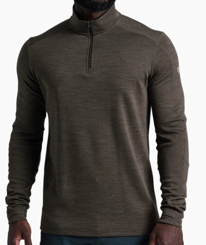 INVIGORATR MERINO 1/4 ZIP