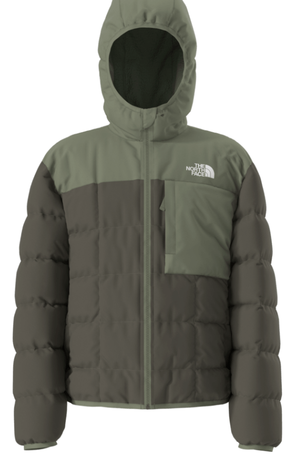 BOYS' REVERSIBLE SHASTA FULL ZIP HOODED JACKET