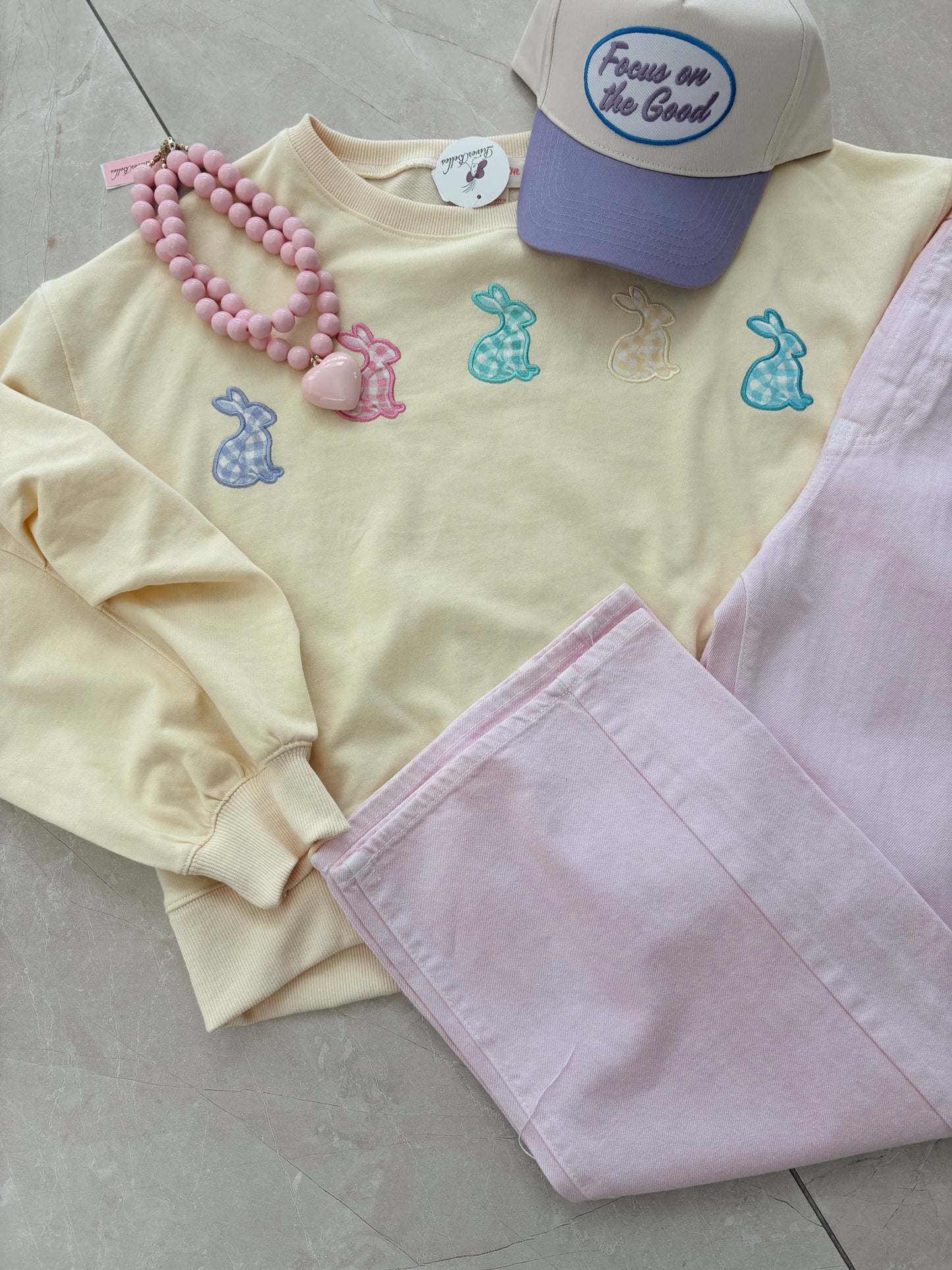 GINGHAM BUNNY PATCHES