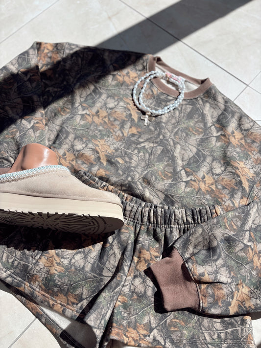 CAMO SWEATSHIRT SET