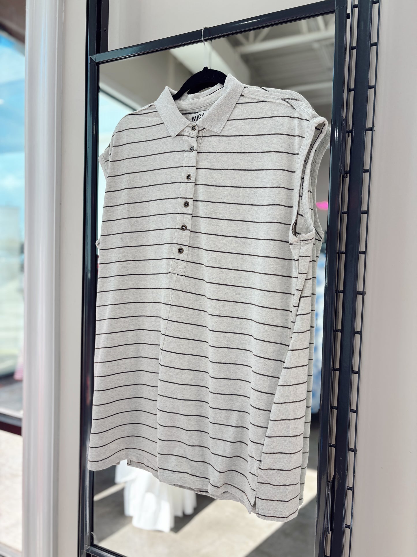 SLEEVELESS POLO ROMPER