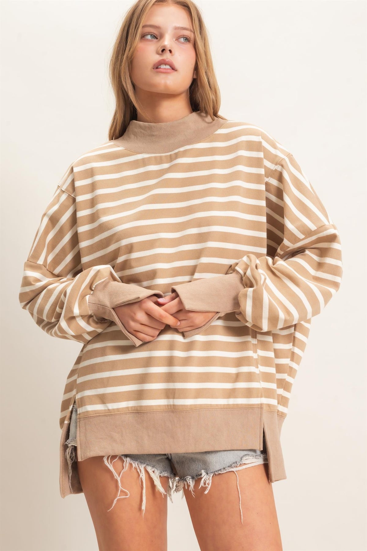 STRIPED MOCKNECK/HF27A178-D