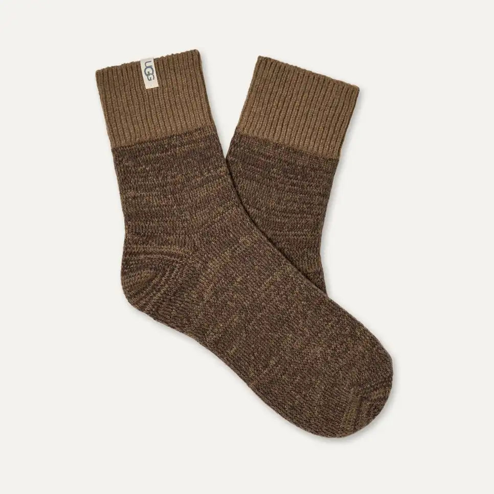 W RIB KNIT SLOUCHY QUARTER