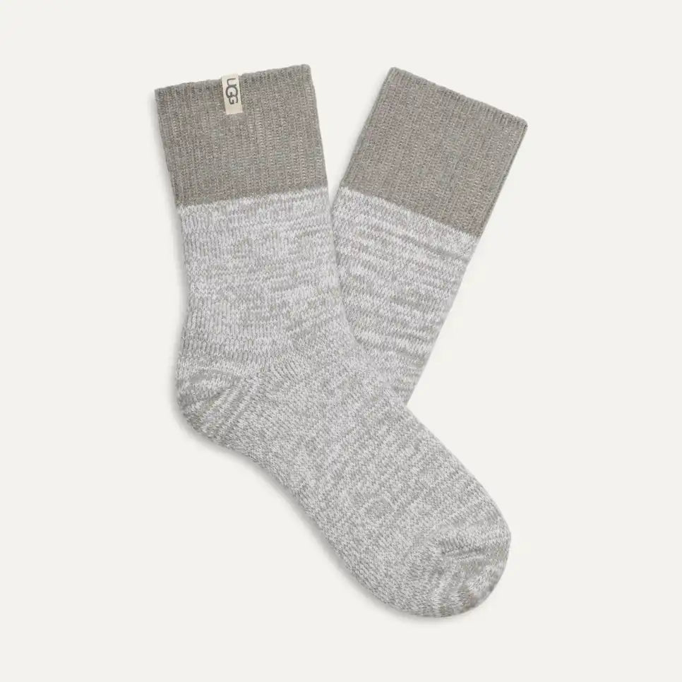 W RIB KNIT SLOUCHY QUARTER