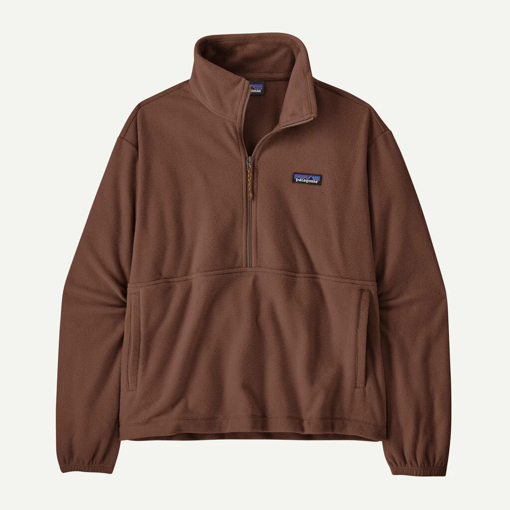 W'S MICRO D 1/2 ZIP FLEECE PULLOVER