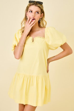 Drop Waist Mini Dress