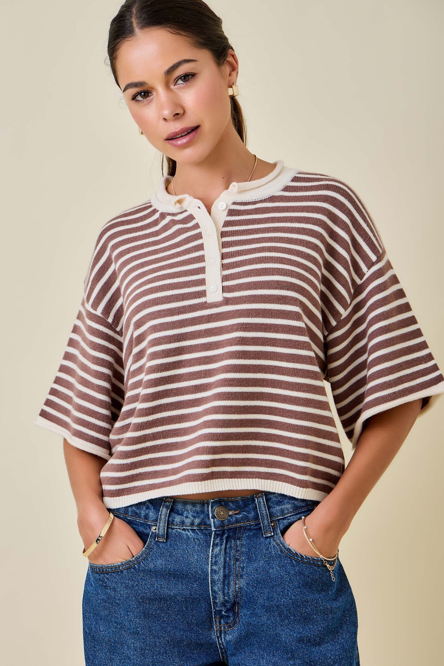 STRIPPED SWEATER