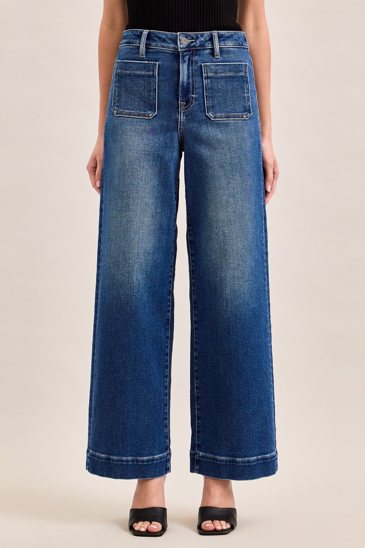 HIGH RISE DARK WASH