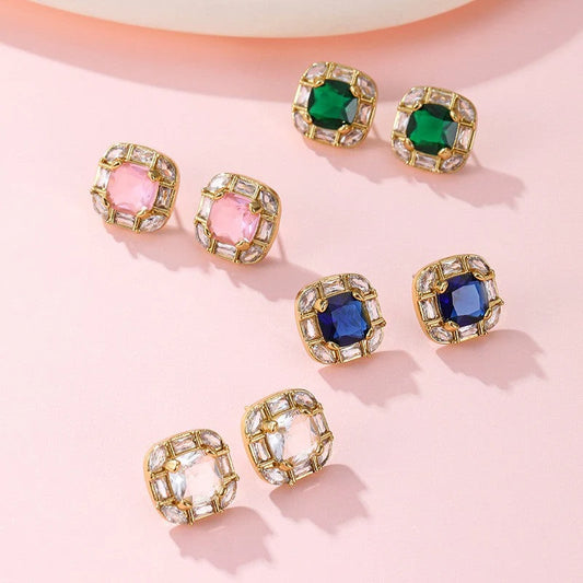 JEWEL STUD EARRINGS