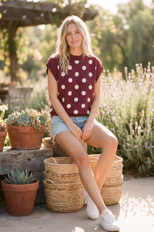 GAMEDAY POLKA DOT TOP-SNS2315