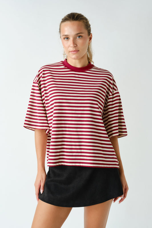STRIPPED TEE/ KT5963