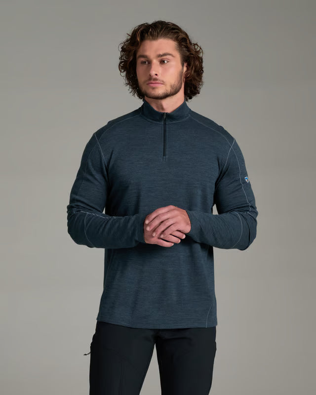 INVIGORATR MERINO 1/4 ZIP