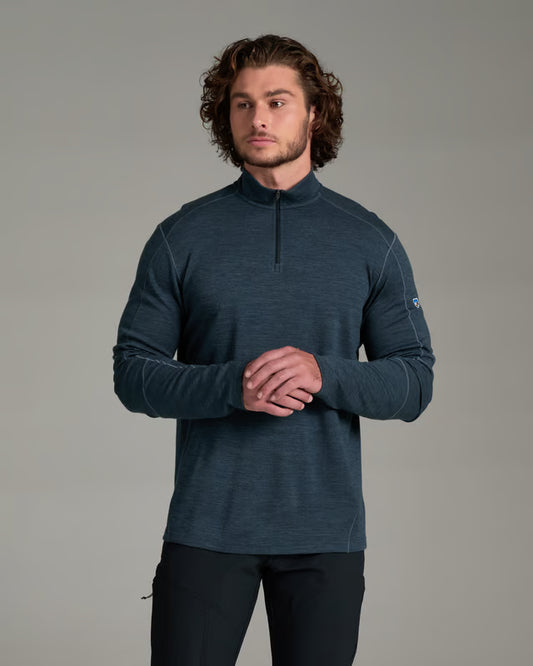 INVIGORATR MERINO 1/4 ZIP