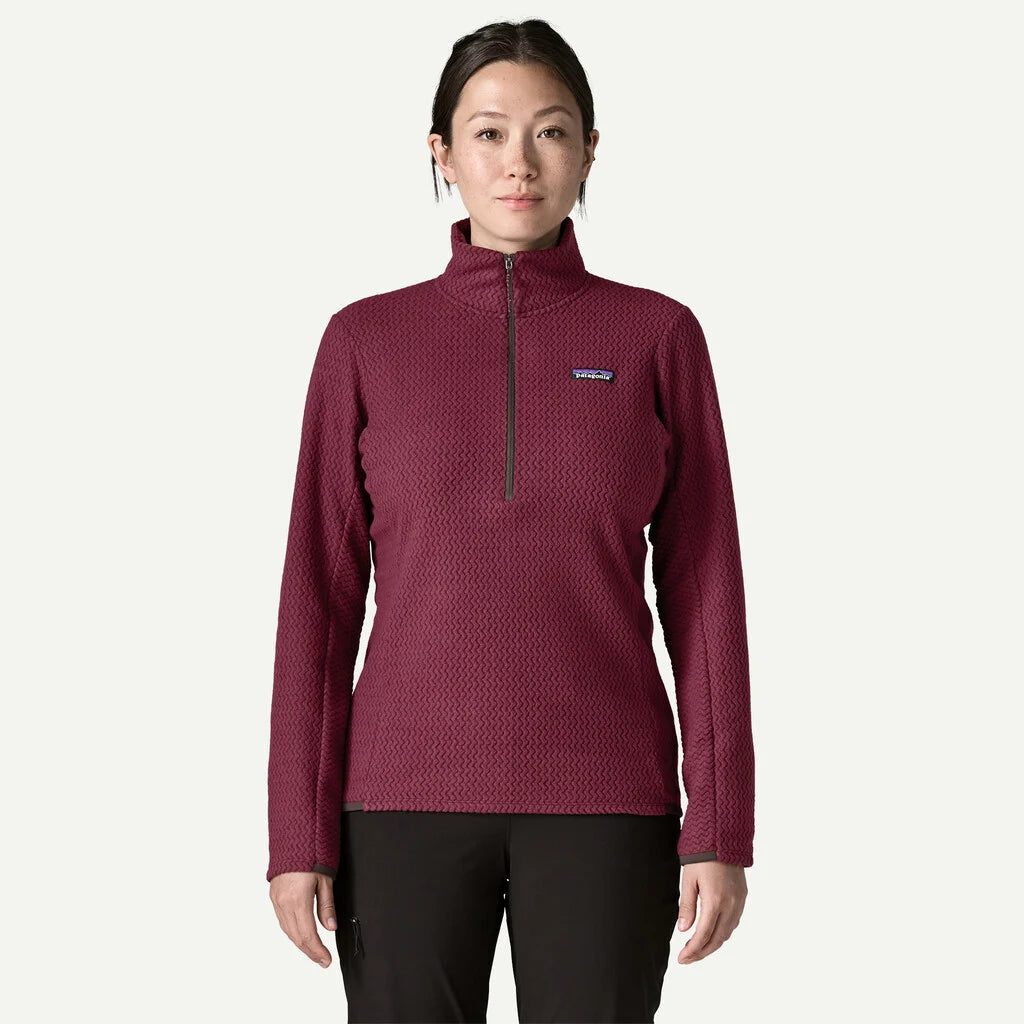 W'S R1 AIRE FLEECE ZIP-NECK