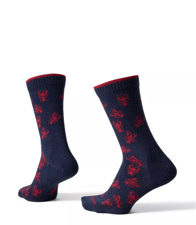M MAINE MOTIF SOCK