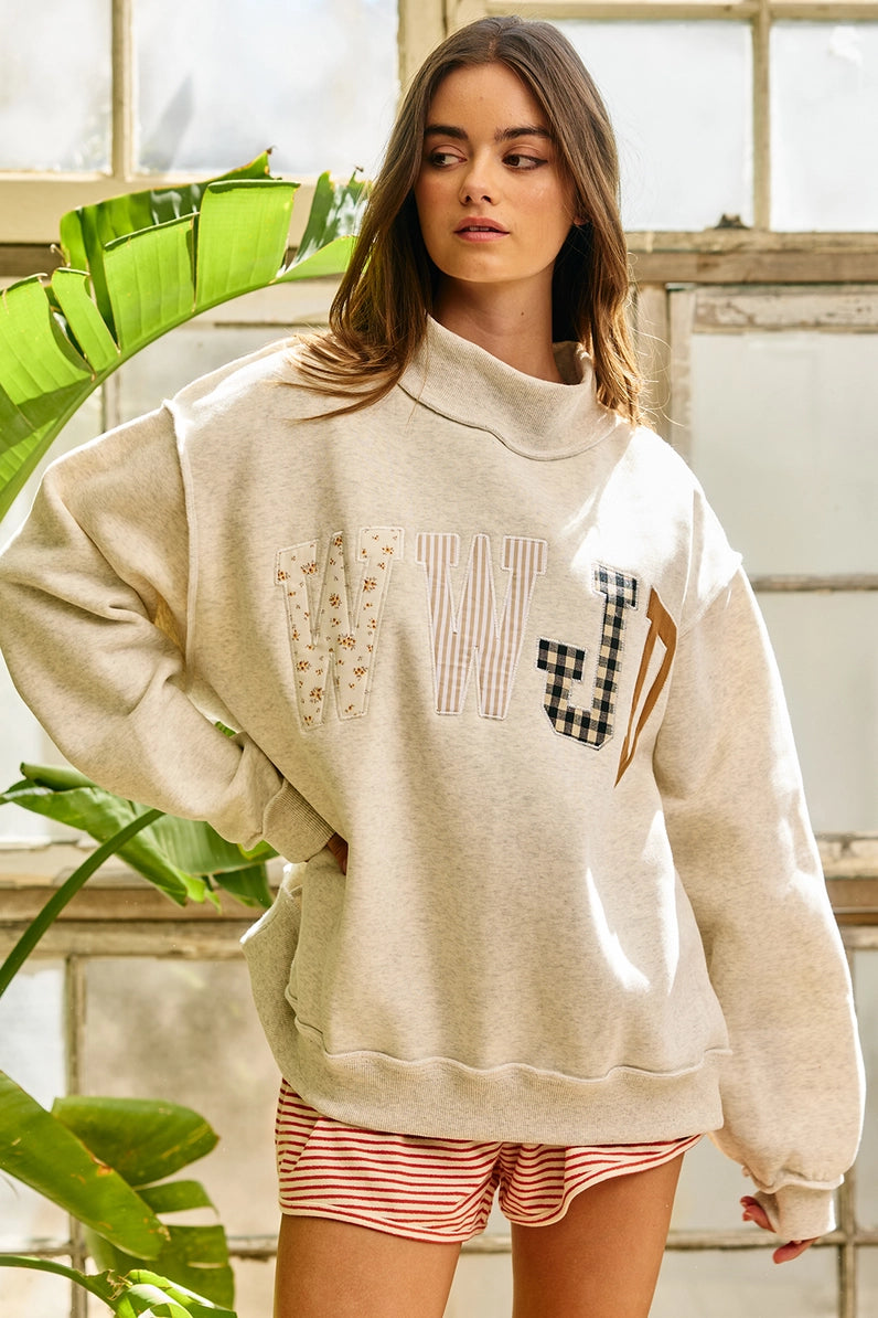 WWJD MOCKNECK
