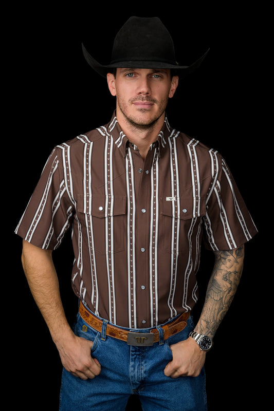THE TUCKER SHORT SLEEVE PEARL SNAP SHIRT