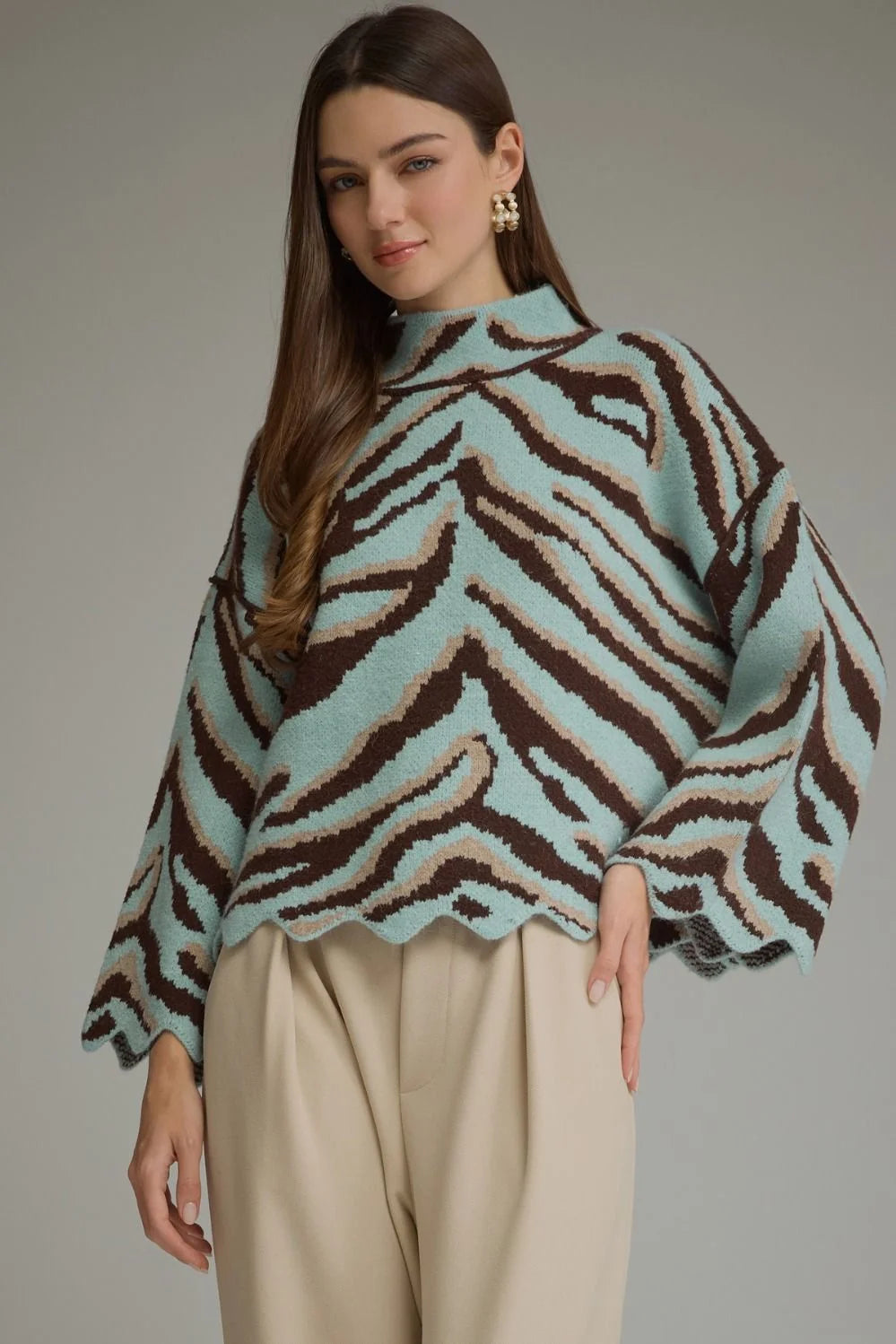 PRINTED SWEATER-T33973