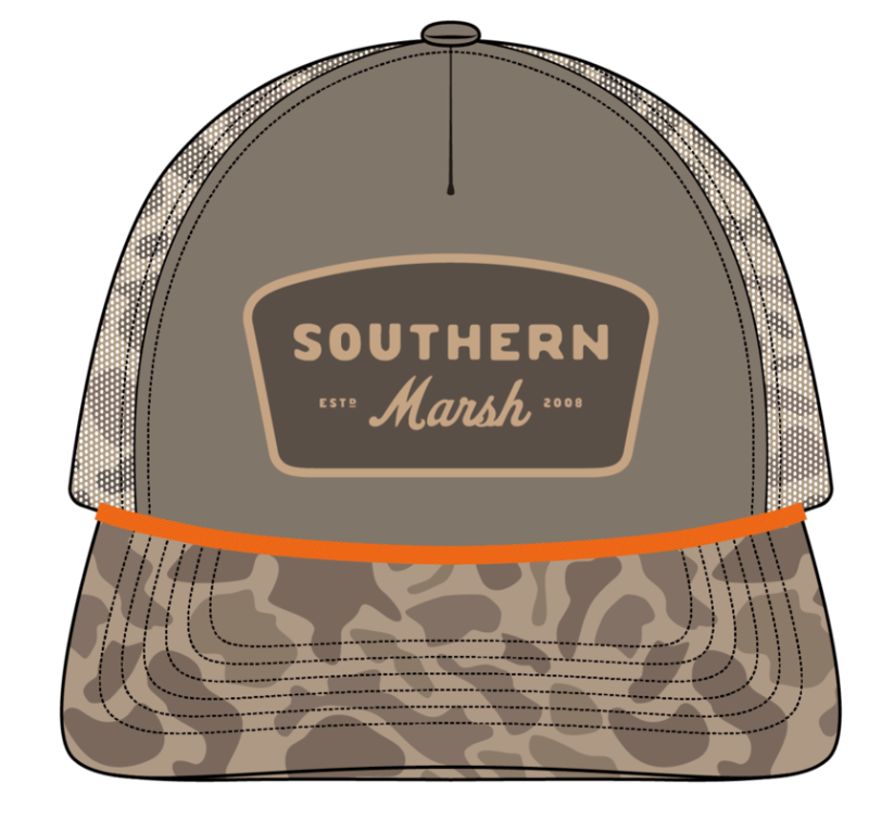 PINTAIL TRUCKER HAT - RETRO CAMO