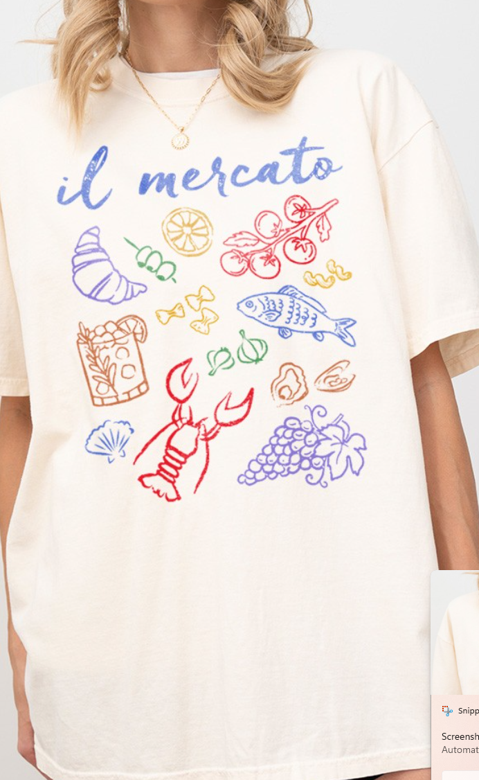 THE ITALIAN MARKET TEE