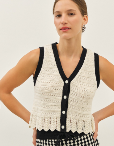 CROCHET SWEATER TOP