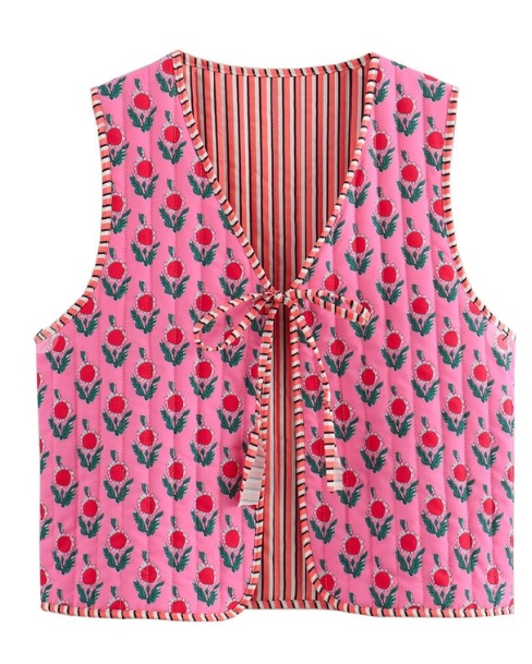 FLORAL PRINT VEST