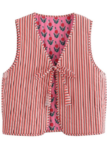 FLORAL PRINT VEST