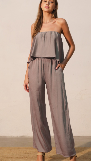 WASHED CASCADE JUMPSUIT