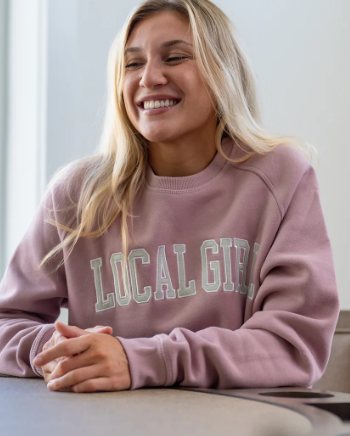LOCAL GIRL COTTON CREWNECK