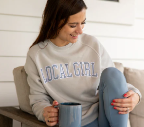 LOCAL GIRL COTTON CREWNECK