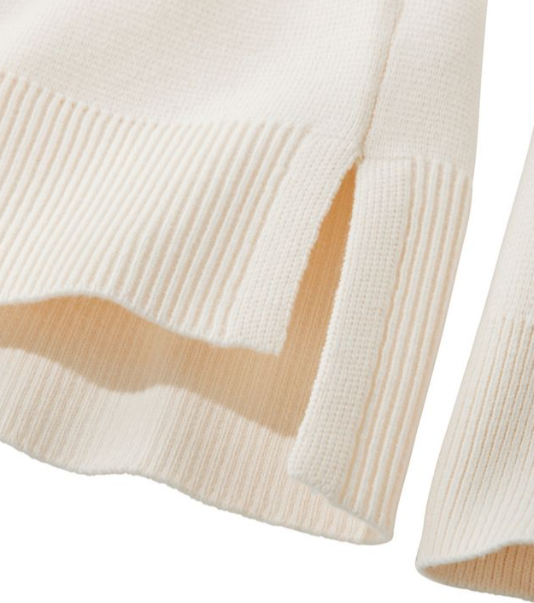 W'S WICKED SOFT COTTON/CASHMERE CREWNECK SWEATER