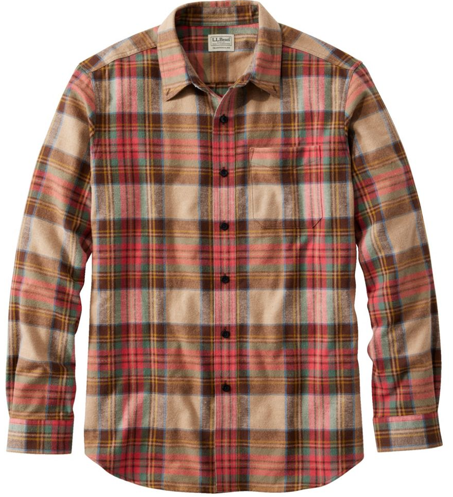 M'S SCOTCH PLAID FLANNEL SHIRT