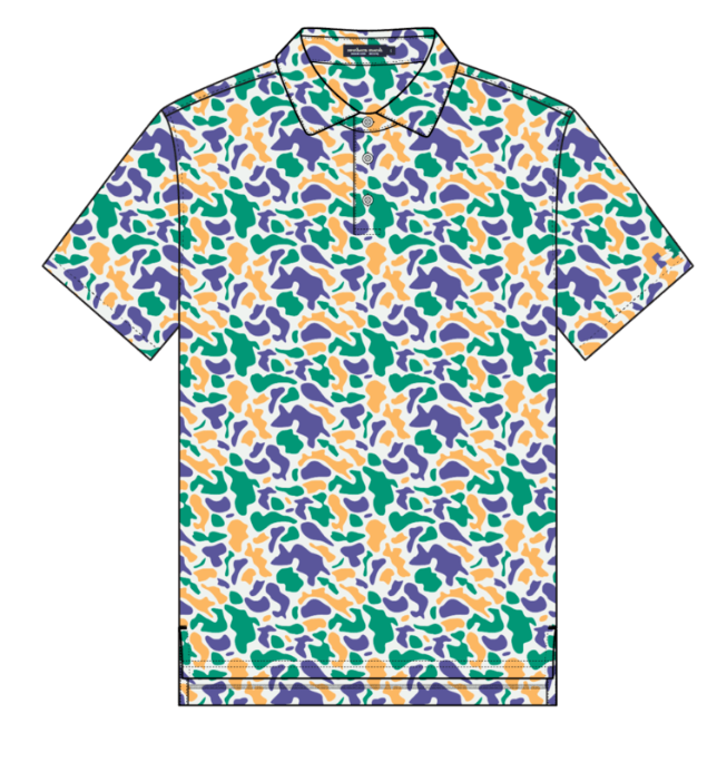 MARSH PERFORMANCE POLO-UPTOWN CAMO