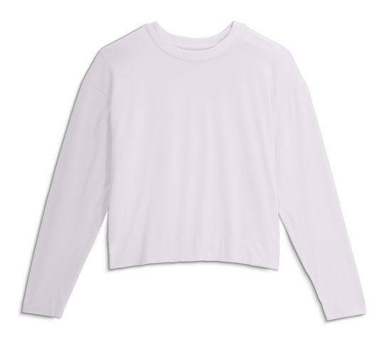 W'S BAMBOO SHADE CROSSOVER LONG SLEEVE