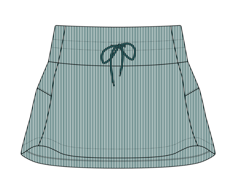 MARIE SEERSUCKER ACTIVE SKIRT